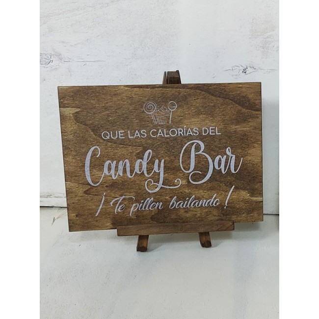 Cartel pequeño Candy Bar